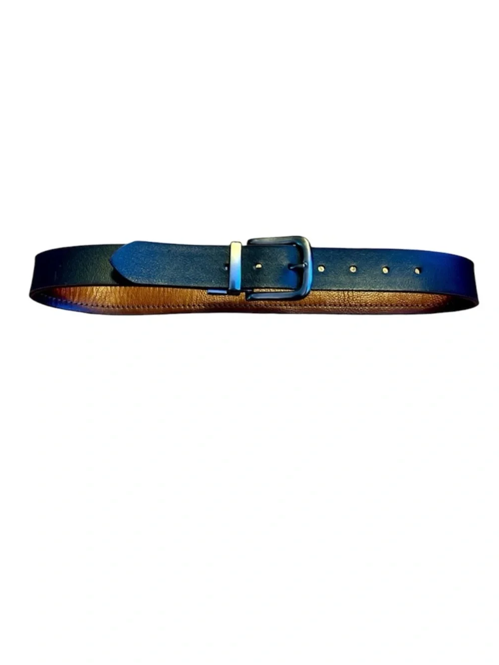 Columbia reversible belt brown black kids Small faux leather